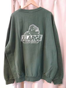 X-LARGE エクストララージ XLARGE×Champion OLD OG CREWNECK SWEAT / チャンピオン 緑 XL 人気 ZOZOTOWN 公式HP 完売