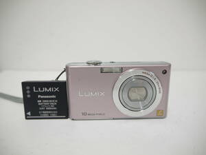 7 Panasonic LUMIX DMC-FX37 LEICA DC VARIO-ELMARIT 1:2.8-5.9/4.4-22 ASPH パナソニック ルミックス バッテリー付 デジカメ 未確認