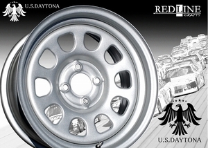 ★ U.S.Daytona ★ 15x7.0J OFF+20　走り屋/深リム/ヘラフラ/シャコタン仕様車に!!　人気U.S.デイトナのPCD100モデル!!