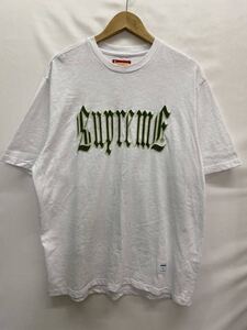 20240916【SUPREME】シュプリーム OLD ENGLISH S/S TOP Tシャツ ホワイト L 24ss 