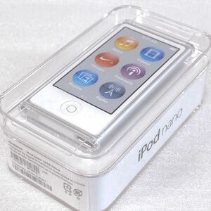 ☆おそらく未使用☆ Apple アップル iPod nano 第7世代 MD480J/A 16GB シルバー A1446 生産終了品 