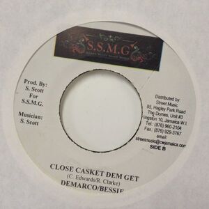 EPレコード　DEMARCO & BESSIE / CLOSE CASKET DEM GET