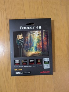 Audioquest Forest 48 HDMIケーブル 1m 8k 10k対応 オーディオクエスト フォレスト 1メートル