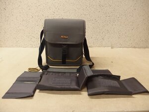 0840112s【NIKON TACKLE カメラバッグ】ニコンタックル/ショルダーバッグ/25×18×H30cm程/中古品