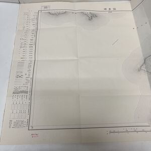 古地図 地形図 五万分之一 地理調査所 昭和28年応急修正 昭和29年発行 佐多岬 鹿児島県