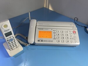 おたっくす Panasonic KX-PW320DL-W ホワイト パーソナルファックス FAX 電話機 親機 中古 パナソニック