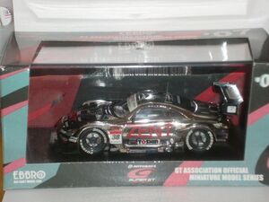 ■1/43 EBBRO SUPER GT 500 ZENT CERUMO SC430 No.38 黒/銀