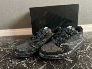 Travis Scott × Nike Air Jordan 1 Low OG SP Black Phantomトラヴィススコット × ナイキ エアジョーダン1 ロー OG SP ブラック 