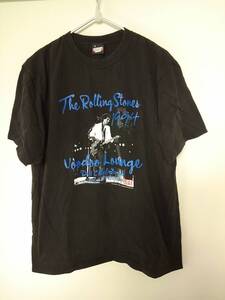 SCREEN STARS BEST 半袖Tシャツ＊The Rolling Stones キースリチャーズ ヴードゥーラウンジ LIFE プリント サイズL ブラック