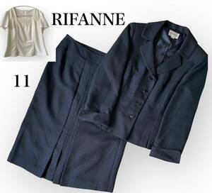 東京ソワール RIFANNE 濃紺スーツ　3点セット　式服　セレモニースーツ　セットアップ 超お買い得