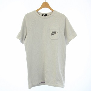 ナイキ NIKE Pure Short Sleeve Tunic Dress スウェット トレーナー チュニック 半袖 ロゴ L グレー CW4284-902 /TK ■GY99 キッズ