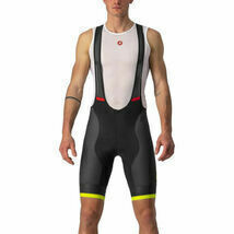 【新品 即決即日発送】Castelli カステリ / Competizione Kit Bib Short ビブショーツ / Lサイズ / Black-Electric Lime