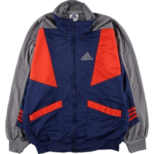 古着 90年代 アディダス adidas バックロゴ ジャージ トラックジャケット メンズM相当 ヴィンテージ /eaa506373