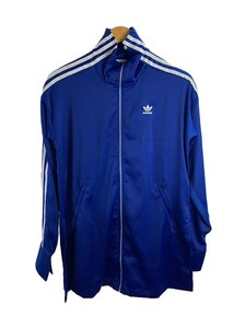 adidas◆FSH L TT/3本線/トラックジャケット/ジャージ/ポリエステル/ブルー/無地/CE5496/