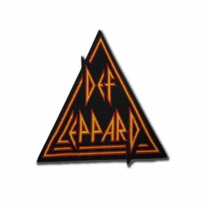 Def Leppard パッチ／ワッペン デフ・レパード Logo Cut Out