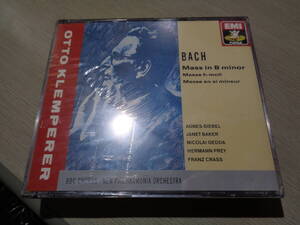 未開封/クレンペラー,OTTO KLEMPERER,BBC CHORUS,NEW PHILHARMONIA ORCHESTRA/BACH:MASS IN B MINOR(W.GERMANY/EMI:CMS 7 63364 2 NEW 2CD