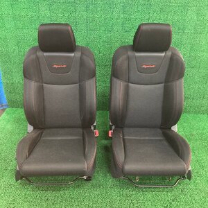 ♪♪スイフト ZC32S 左右 フロントシート ドライバーズシート アシスタントシート 運転席 助手席 赤スティッチ 2梱包(W0344)♪♪