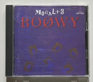 BOOWY MORAL+3 BOOWY CD 中古品 送料無料