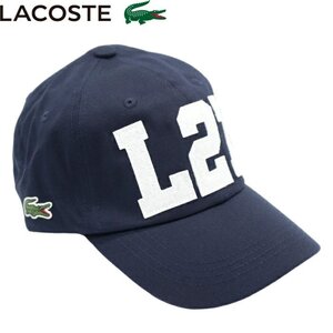 ★LACOSTE ラコステ L27 コットンキャップ/ツイルキャップ L1177（ネイビー）★送料無料★