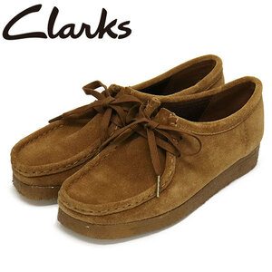 Clarks (クラークス) 26168668 Wallabee ワラビー レディースシューズ Cola Suede CL067 UK5-約24cm