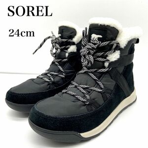 【入手困難】SOREL　WHITNEY　Ⅱ　FLURRY　WP　ソレル　ウィットニー　フルーリー　レディース　ブーツ　24cm