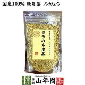 健康茶 国産100% 無農薬 タラの木皮茶 100g 南九州産 ノンカフェイン 送料無料