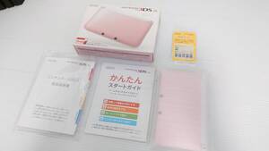 ☆極美品☆ 3DSLL ピンクホワイト pink nintendo 任天堂 付属品完備 純正充電器 本体