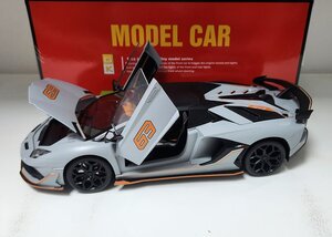 ▲全開閉！金属製！Matt Grey！OKM 1/18 ランボルギーニ Aventador LP700 アヴェンタドール SVJ 新品