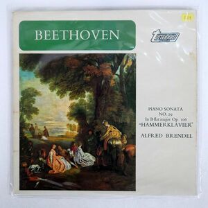 英 ALFRED BRENDEL/BEETHOVEN : PIANO SONATA NO. 29 IN B FLAT MAJOR, OP.106 "HAMMERKLAVIER"/TURNABOUT TV34112DS LP