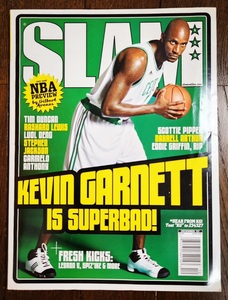 2007 December SLAM MAGAZINE #113 KEVIN GARNETT / スラム 雑誌 ケビン ガーネット Jordan, Nike, Adidas NBA Basketball