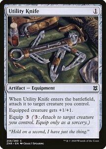 MTG ■無/英語版■ 《万能ナイフ/Utility Knife》★FOIL★ゼンディカーの夜明け ZNR