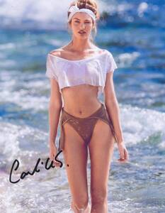 Candice Swanepoel キャンディス・スワンポール★直筆サイン写真★証明書COA◆4303