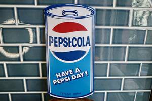 新品　PEPSI　ペプシコーラ　HAVE A PEPSI DAY CAN 缶　エンボス メタルサイン 看板 世田谷ベース インテリア アメリカン USA レトロ