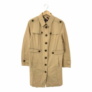 BURBERRY バーバリー 【lay5501D】 B2A15-336-40 ベージュ コットン ナイロン イギリス製 スプリングコート レディース 女性 MR