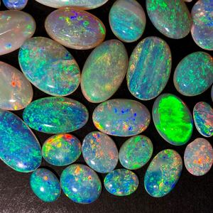 1円〜!!遊色効果抜群!!［天然オパールおまとめ103ct］n ルース 裸石 宝石 ジュエリー jewelry opal w4 10