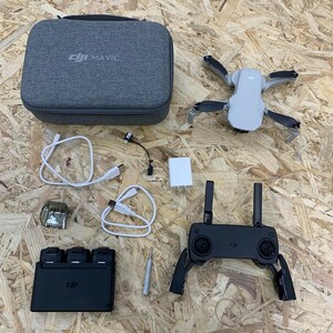 【ジャンク】◆1円スタート◆ DJI Mavic Mini ドローン バッテリー 送信機 ケース付 空撮 撮影 【動作未確認　※現状品】 mc01071064