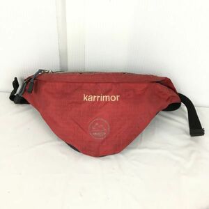 Karrimor/カリマー　ボディ/ウエストバッグ　赤/レッド　小ぶり/小物入れ有　管NO.B6-48