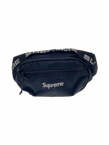 Supreme◆18ss/Waist Bag/ウエストバッグ/ナイロン/ブラック/汚れ有