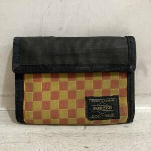 G1950 × PORTER A.G Wallet USED ギャラリー1950 ポーター Alexander Girard maharam Checker チェッカー ウォレット 吉田カバン