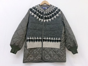 JUNYA WATANABE MAN COMME des GARCONS ジュンヤワタナベ マン コムデギャルソン ノルディック柄キルティングコート XS WH-C015 AD2021