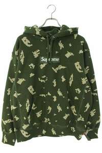 シュプリーム パーカー 21AW Box Logo Hooded Sweatshirt サイズ:M ボックスロゴフーデッドパーカー 中古 SB01