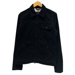 WRANGLER (ラングラー) ×ナノユニバース コーデュロイ ジャケット 細畝 ジップアップ S9087 L ブラック メンズ/006