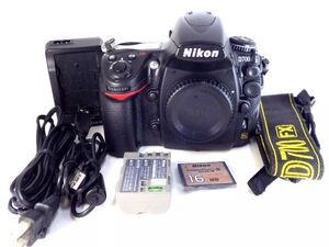 送料無料! Nikon D700 ニコン ボディ 完動 美品 FX フルサイズ デジタル 一眼レフ カメラ Digital SLR Camera セット ブラック 黒 12.1MP