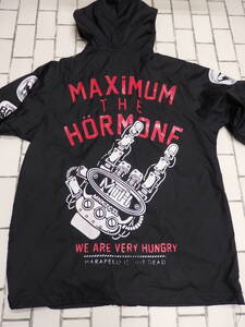 T10-7.1) MAXiMUM THE HORMONE / マキシマムザホルモン　ナイロンジャケット　ナイロンパーカー　Sサイズ　ウインドブレーカー