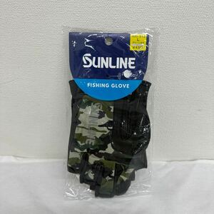 サンライン (SUNLINE) ゲームグローブ SUG-312 グリーンカモ L【新品未使用品】N3573