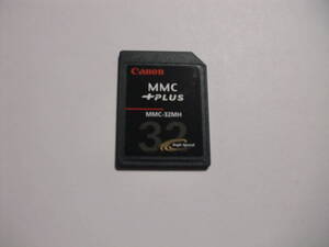  32MB メガバイト　Canon　MMC　マルチメディアカード　フォーマット済み　メモリーカード