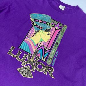 Luxor カジノ Tシャツ ビンテージ 90’s ラスベガス カラフル 派手 XXL 2XL