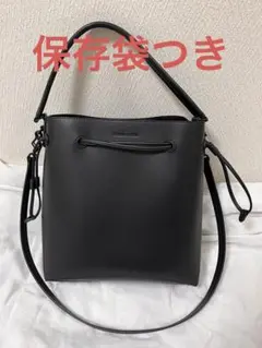 CHARLES&KEITH ドローストリング ホーボーバッグ A4