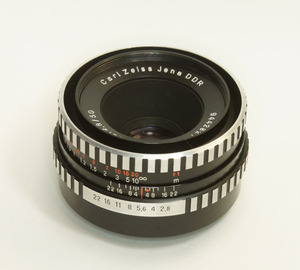 ドイツ製 Carl Zeiss Tessar 2.8/50 ゼブラ M42 829RNA-827 A/M切替レバー 銀文字 最終型 レア 70年代