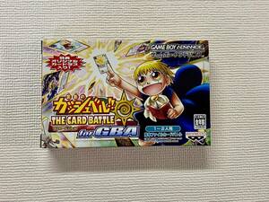 GBA 新品未開封　極美品　金色のガッシュベル　ザカードバトル　箱説付き　珍品　レア　アドバンス